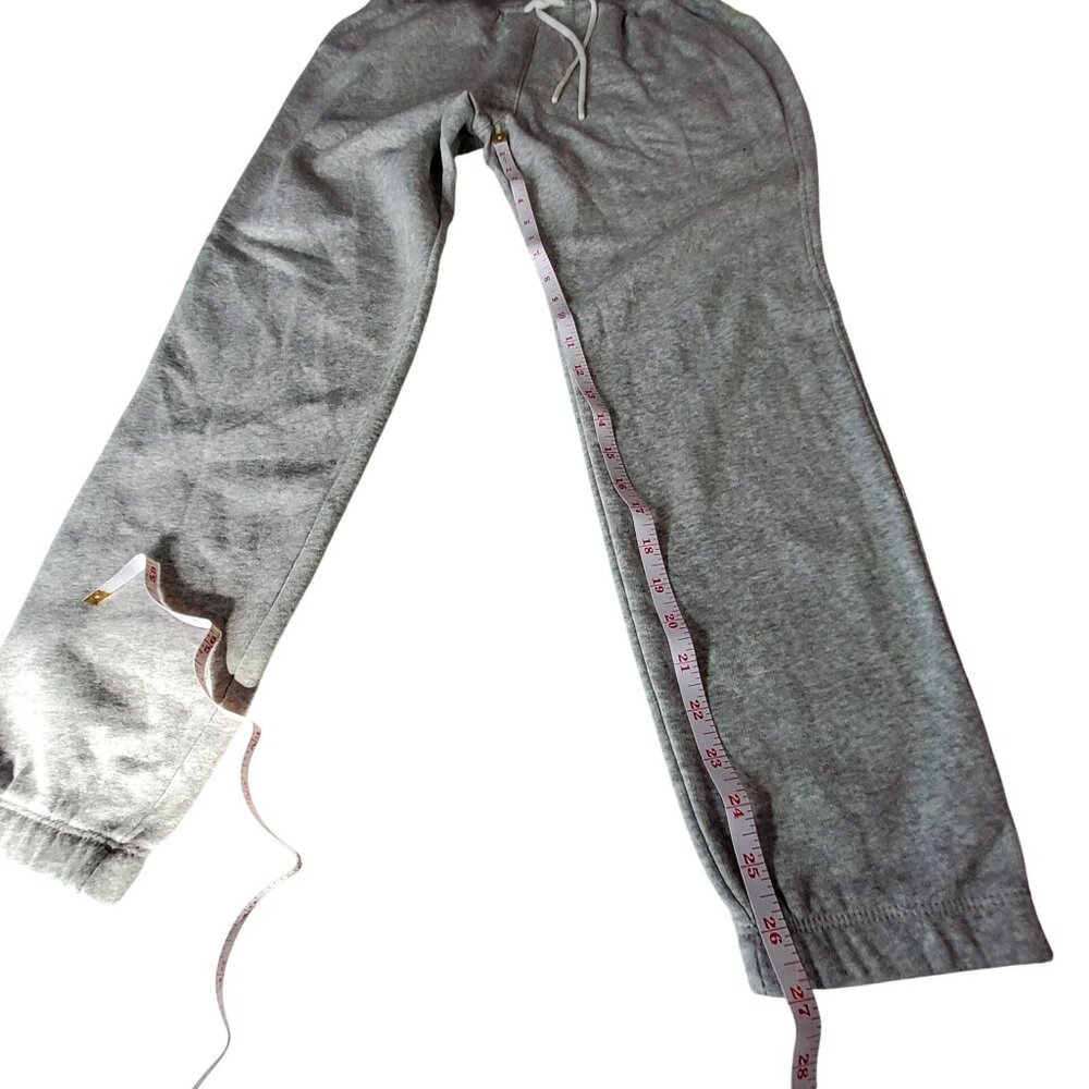 All In Motion Core Fleece Jogger Pants Relaxed Fit Side Pockets Size M Gray - Picture 5 of 9